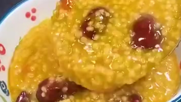 小米南瓜粥,健脾养胃,低脂又营养~