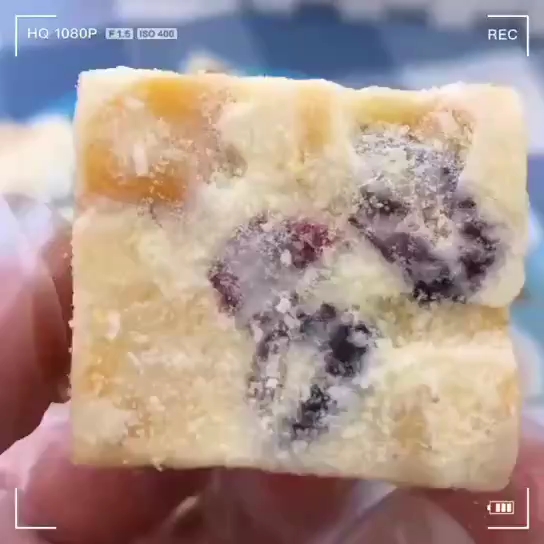 蔓越莓雪花酥... 炒鸡好吃的小甜品,好棒~