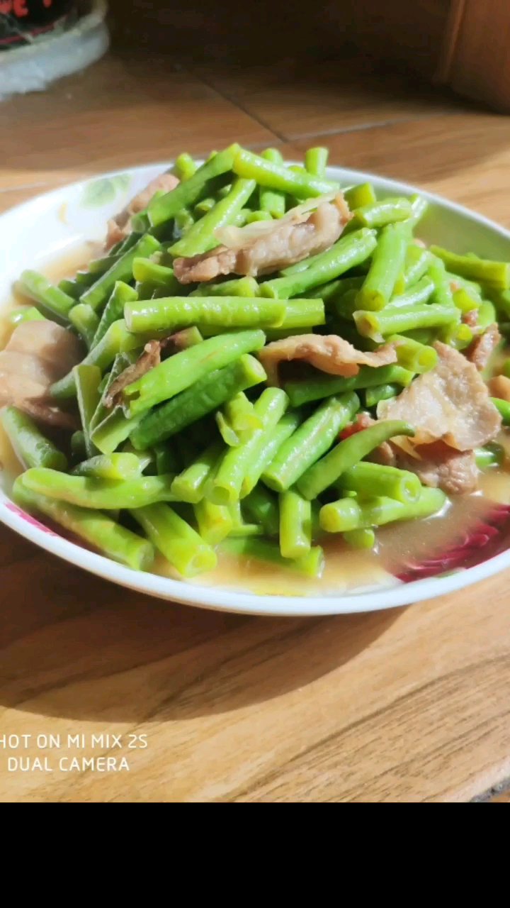 豆角炒肉的家常做法