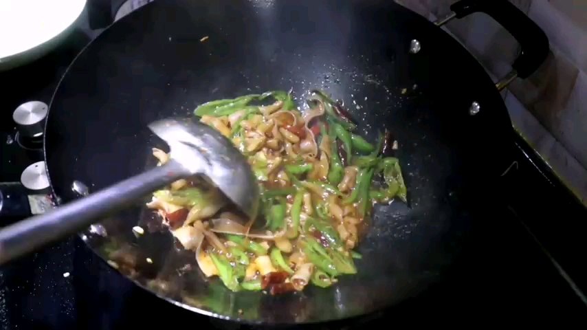 学做家常美味→火爆鸭肠