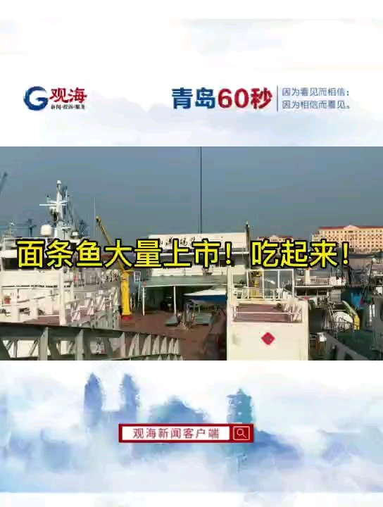 #青岛面条鱼大量上市 3月10日上午,记者来到青岛小港码头,发现面条鱼大量上市。众所周知,