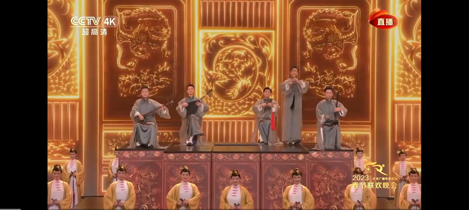 2023春晚谭维维演唱《百鸟归巢》,重温古乐文化#2023年央视春晚#