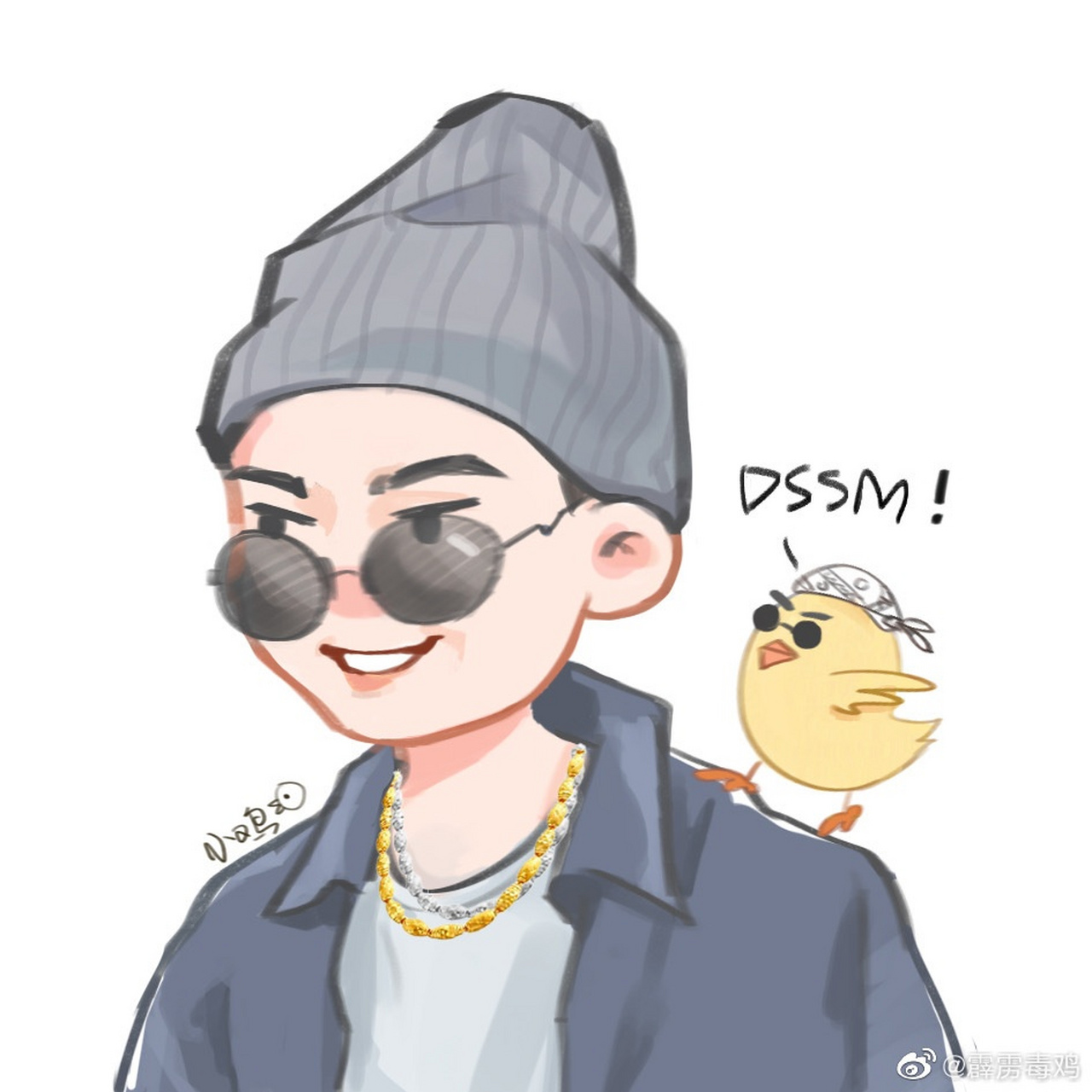 bboy小鸡listen画的 太形象了3q