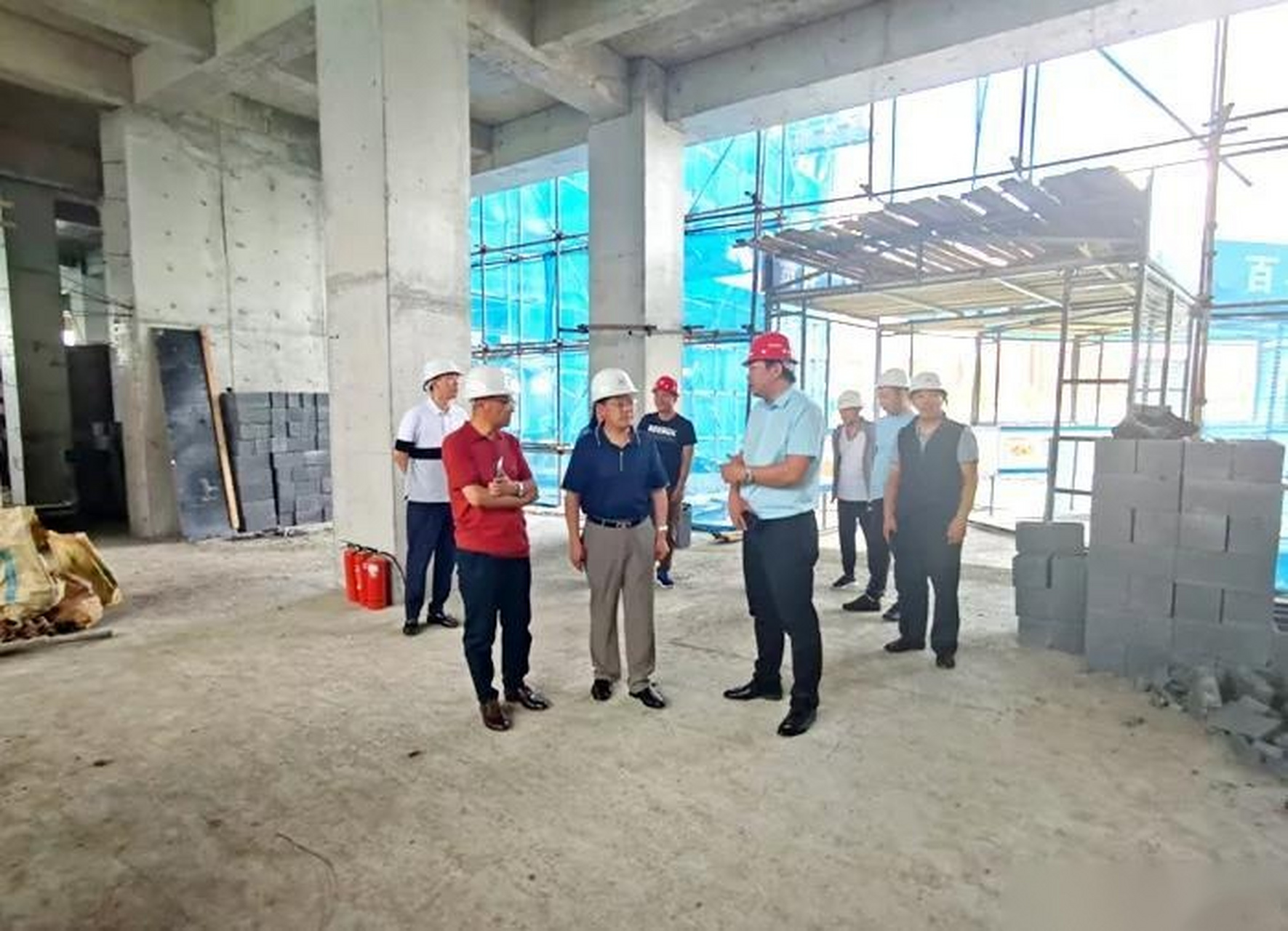 庞国忠督导重点项目建设进度及安全生产工作 22日,区政协党组书记