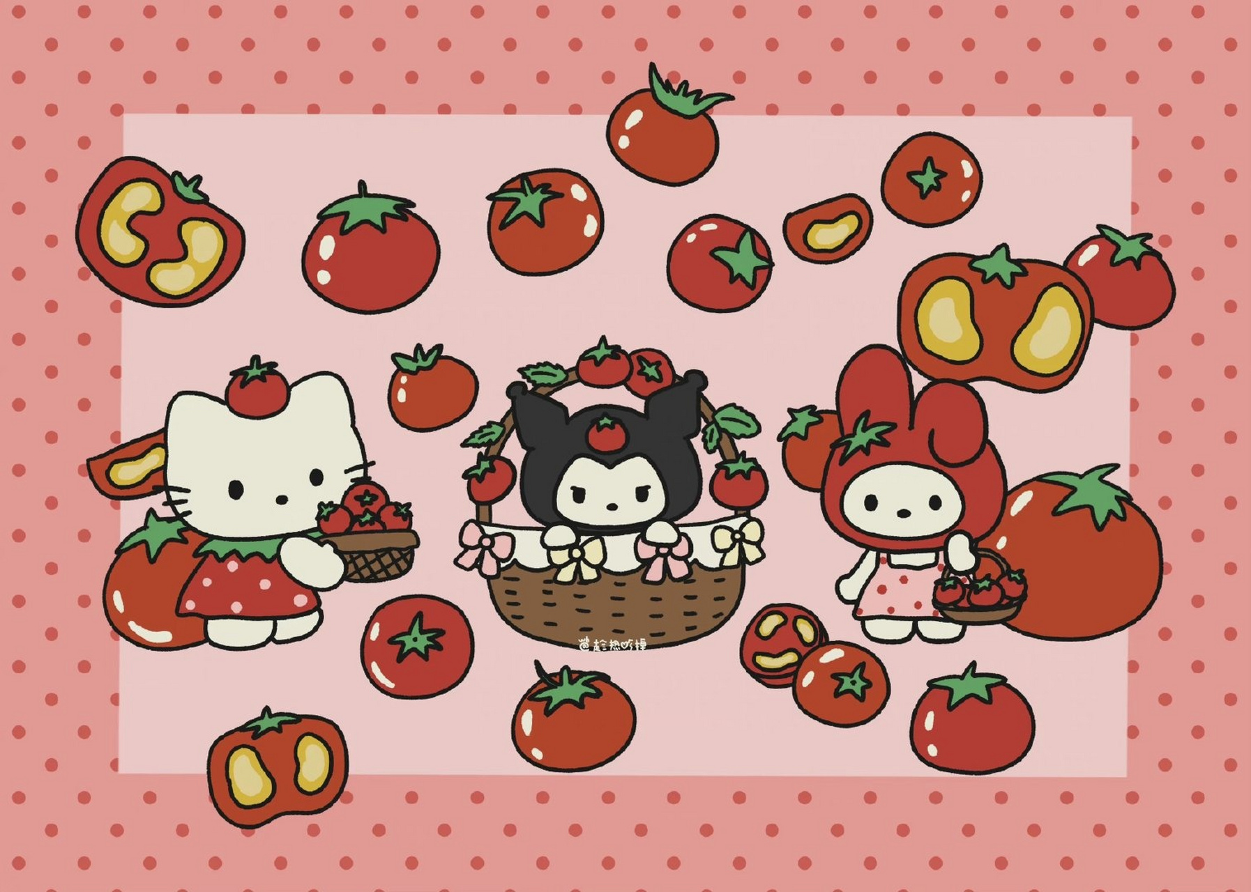 三丽鸥电脑/ ipad壁纸 也太可爱了吧    #十一出游灵感手记##c位直达