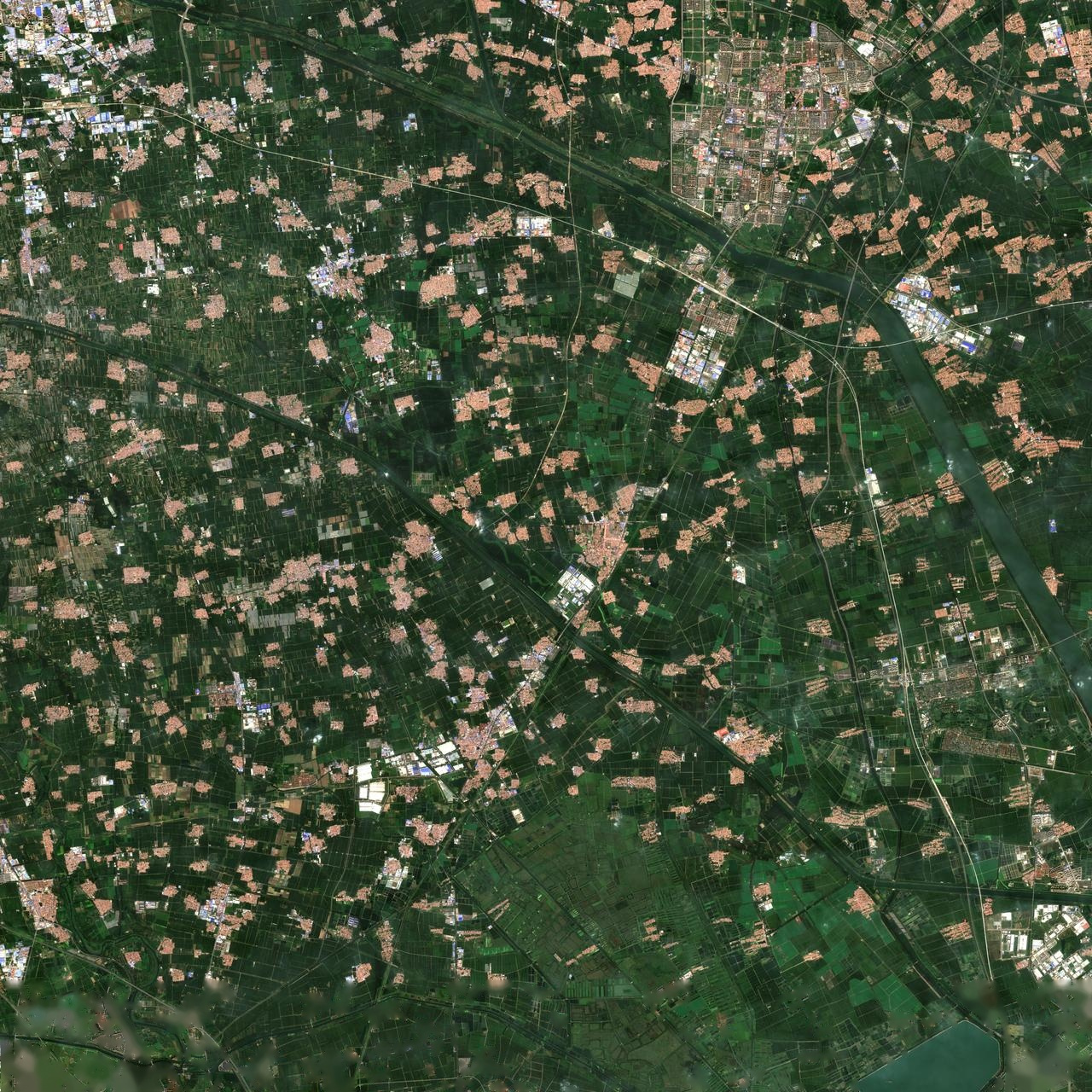 2021年9月1日10时55分51秒欧洲空间局哨兵2号(sentinel-2)观测卫星在