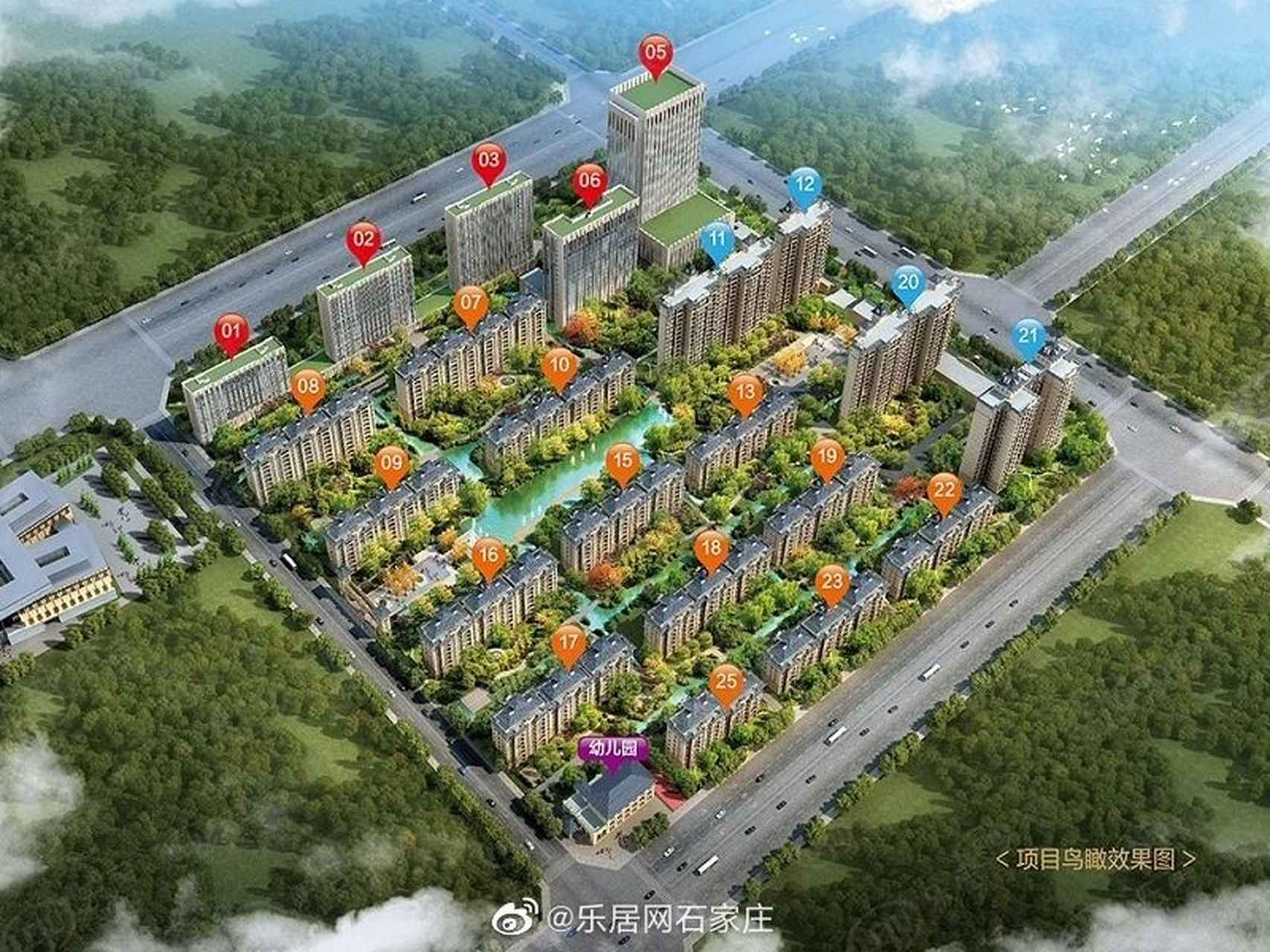 【藁城区藁城天山熙湖】 价格:约12500元/㎡ 全部户型:三居室(143~144