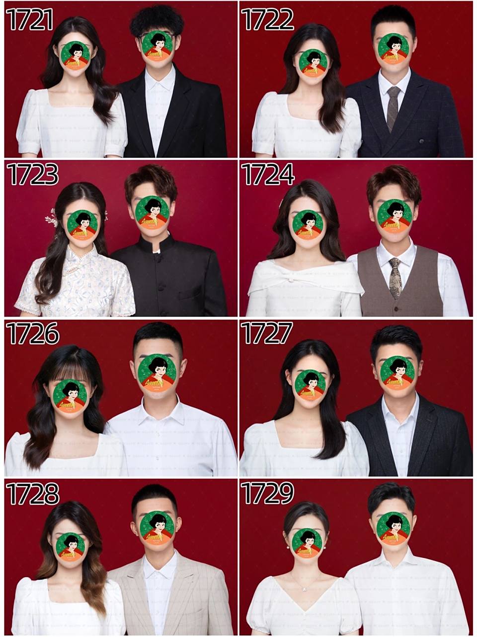 结婚证证件照模板丨刷爆朋友圈的结婚登记照 结婚证证件照模板丨刷爆