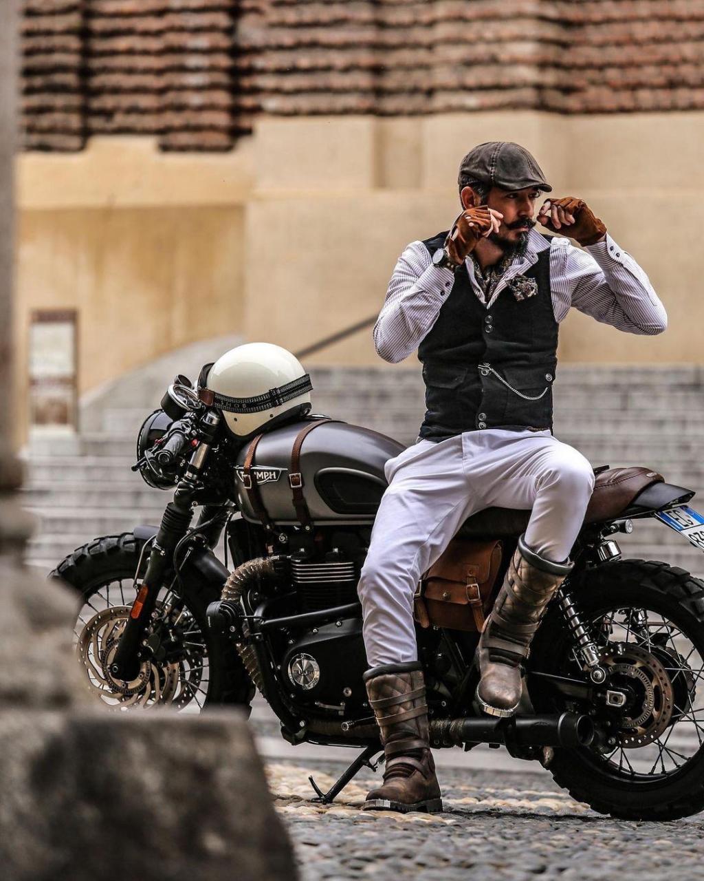 复古机车穿搭指南.