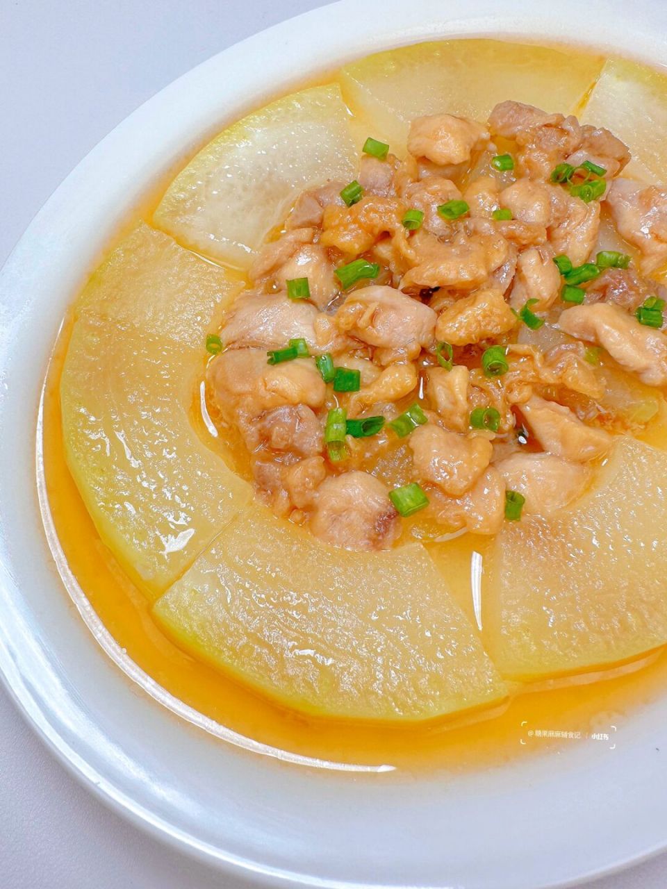 好吃又 下饭的冬瓜蒸滑鸡,鲜嫩多汁简单易做 今天分享一款挑食宝宝也