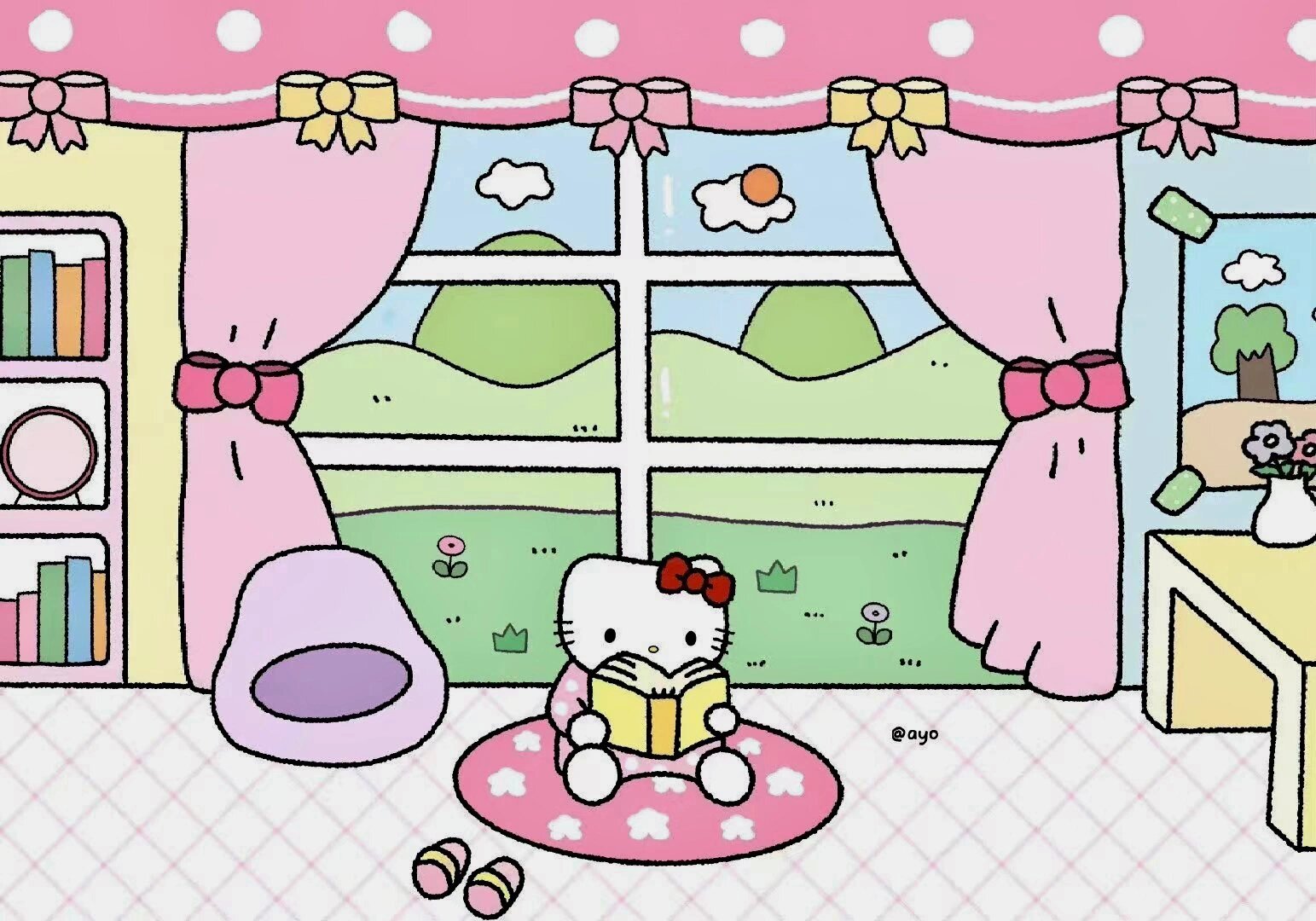 hello kitty壁纸-电脑版