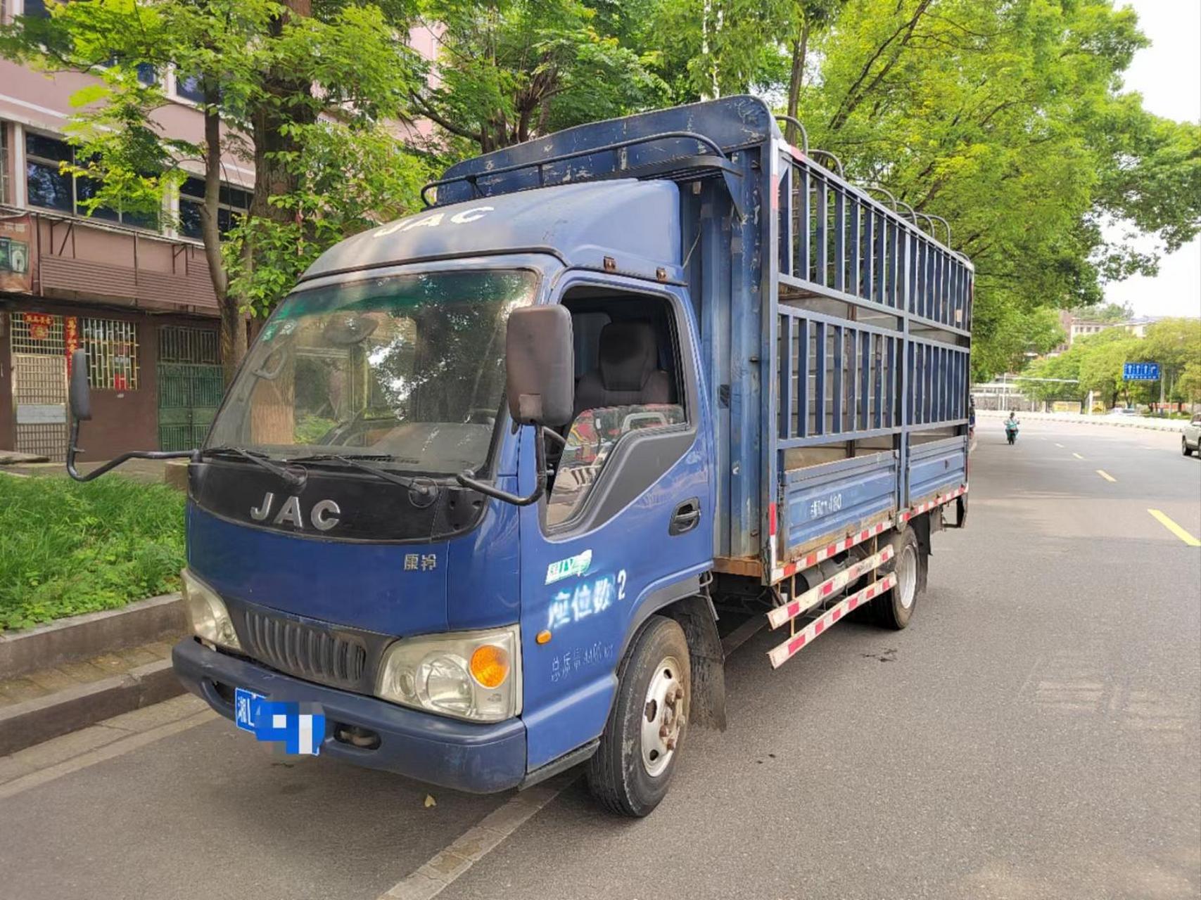 16年上牌江淮苍栏淮康铃货车,气刹490锡柴中冷增压柴油动力 强劲又