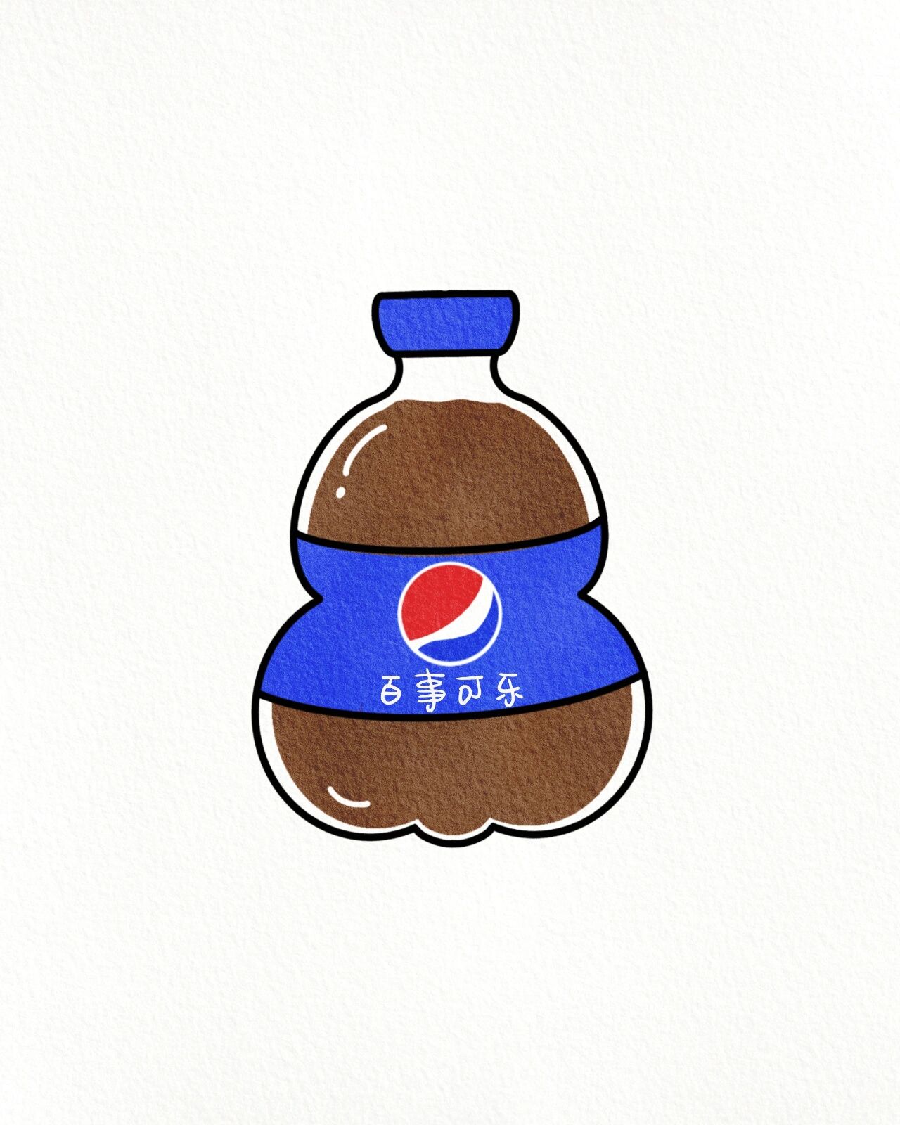 可爱饮料简笔画素材|七喜|芬达|冰红茶|可乐