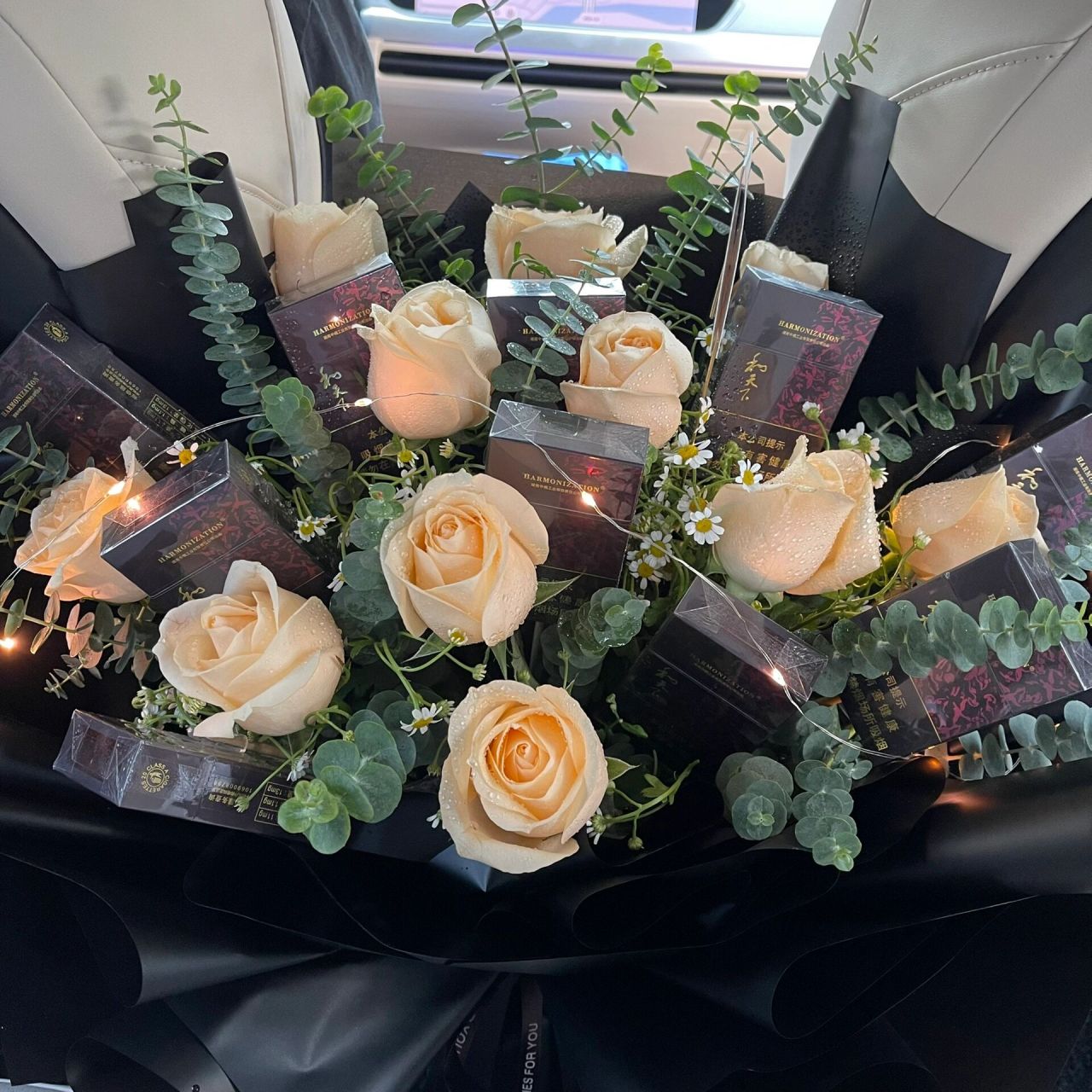 一束价值一千多的花～ 和天下烟花束,收花不再是女士专属啦～男士也