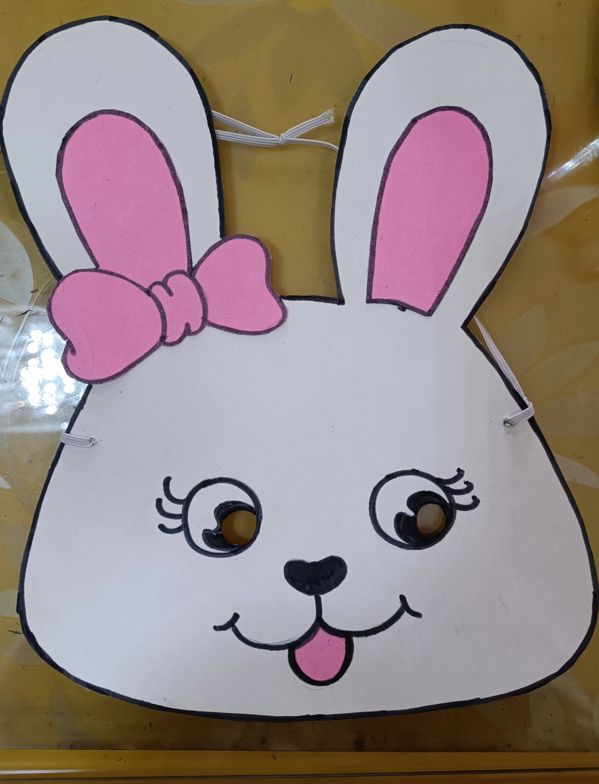 幼儿园动物面具(兔子