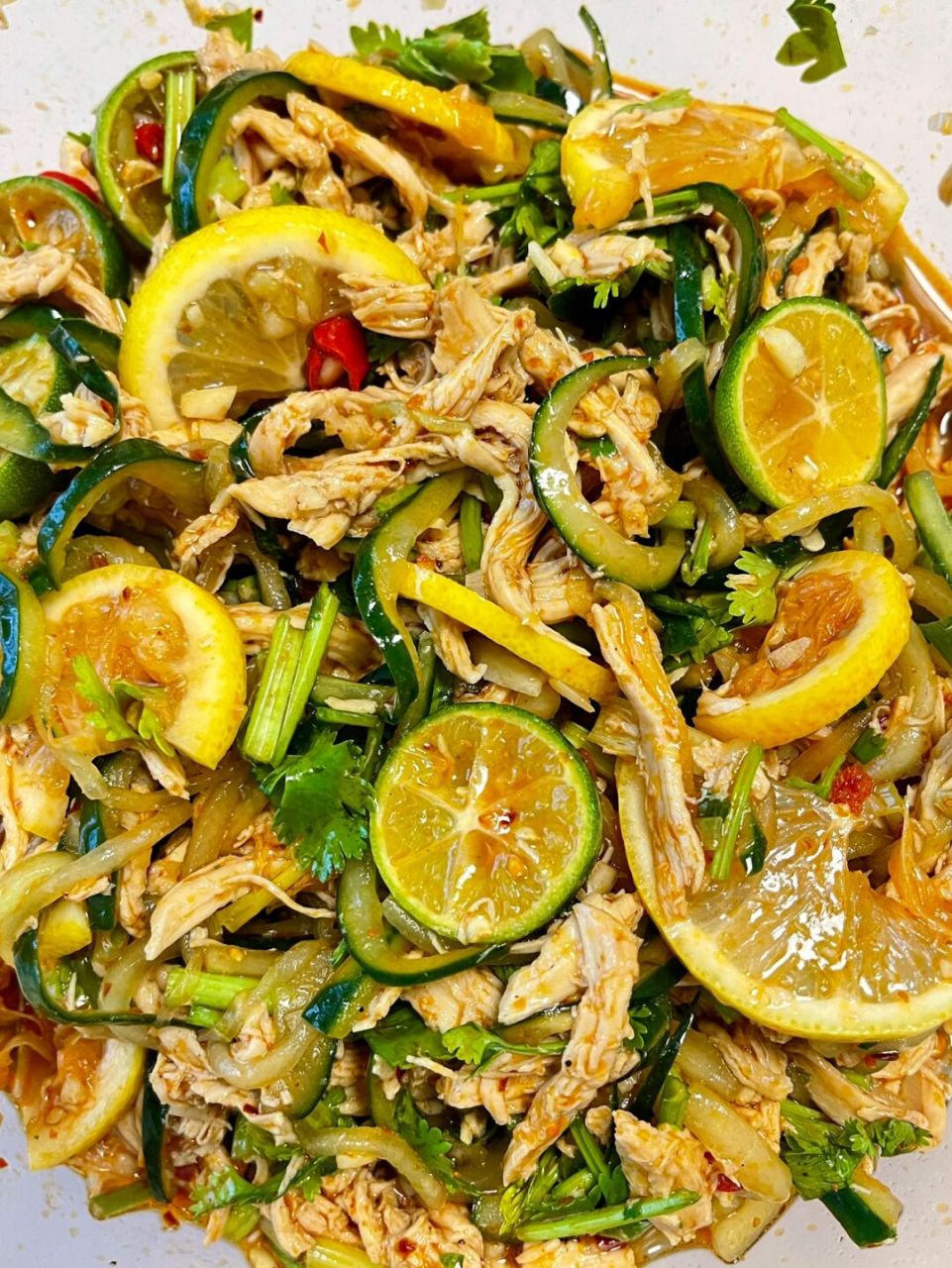 老公让我求你们一定要做这道柠檬手撕鸡75157515 一点不夸张!