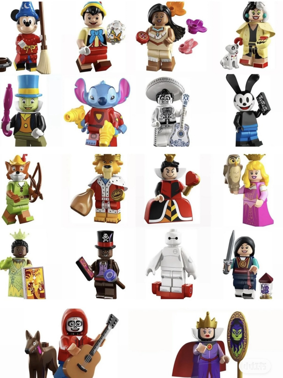 乐高迪士尼100周年庆纪念抽抽乐正式发布 乐高71038迪士尼100周年