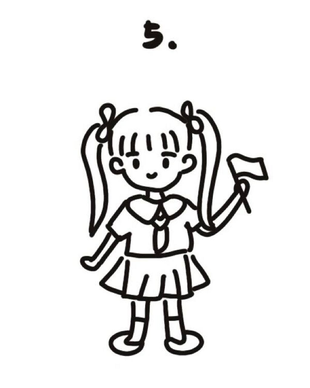 95手绘教程|如何画小学生?