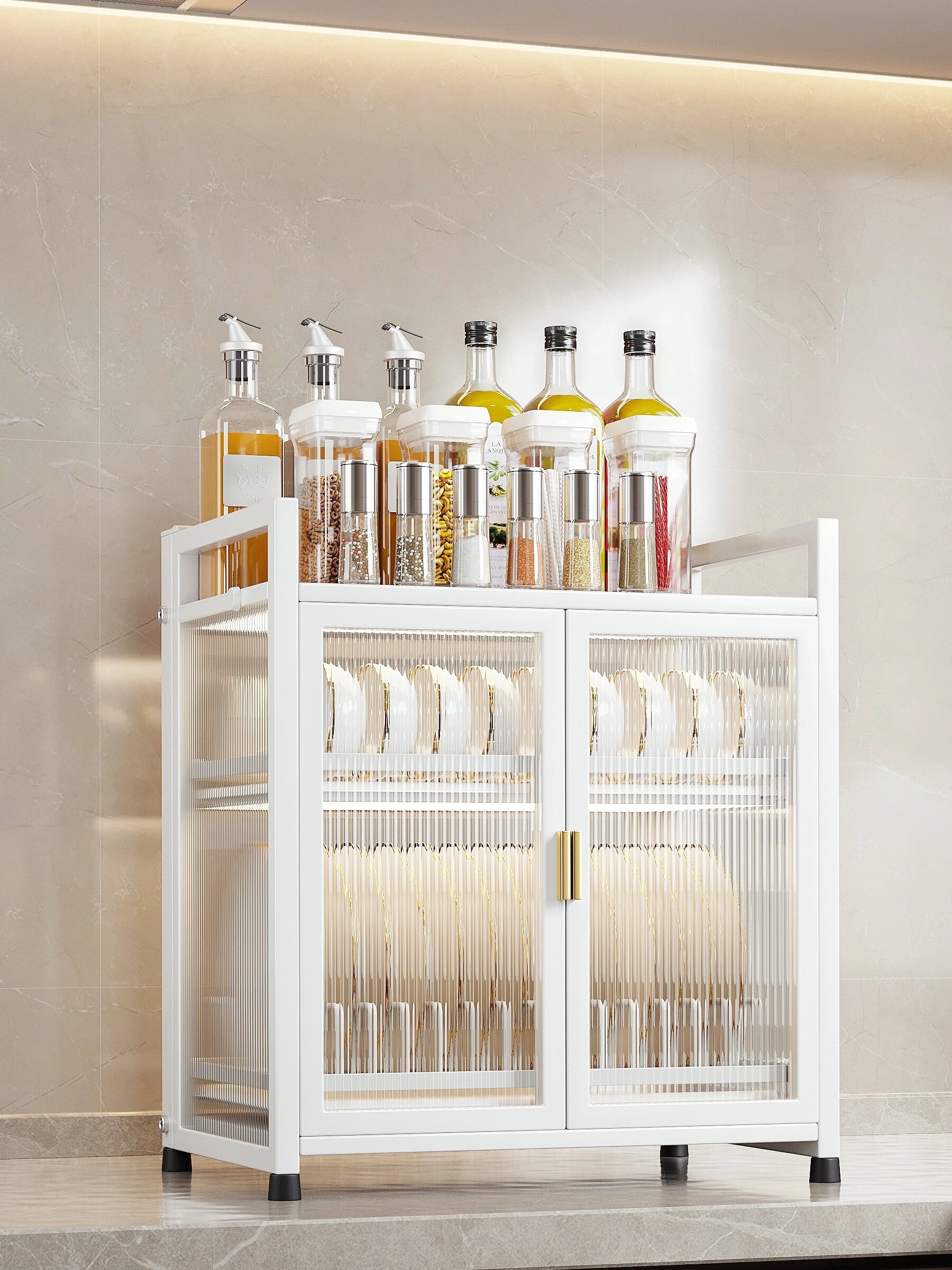 厨房好物|超高颜值双开门碗碟收纳柜~ 想让所有家庭都知道它!