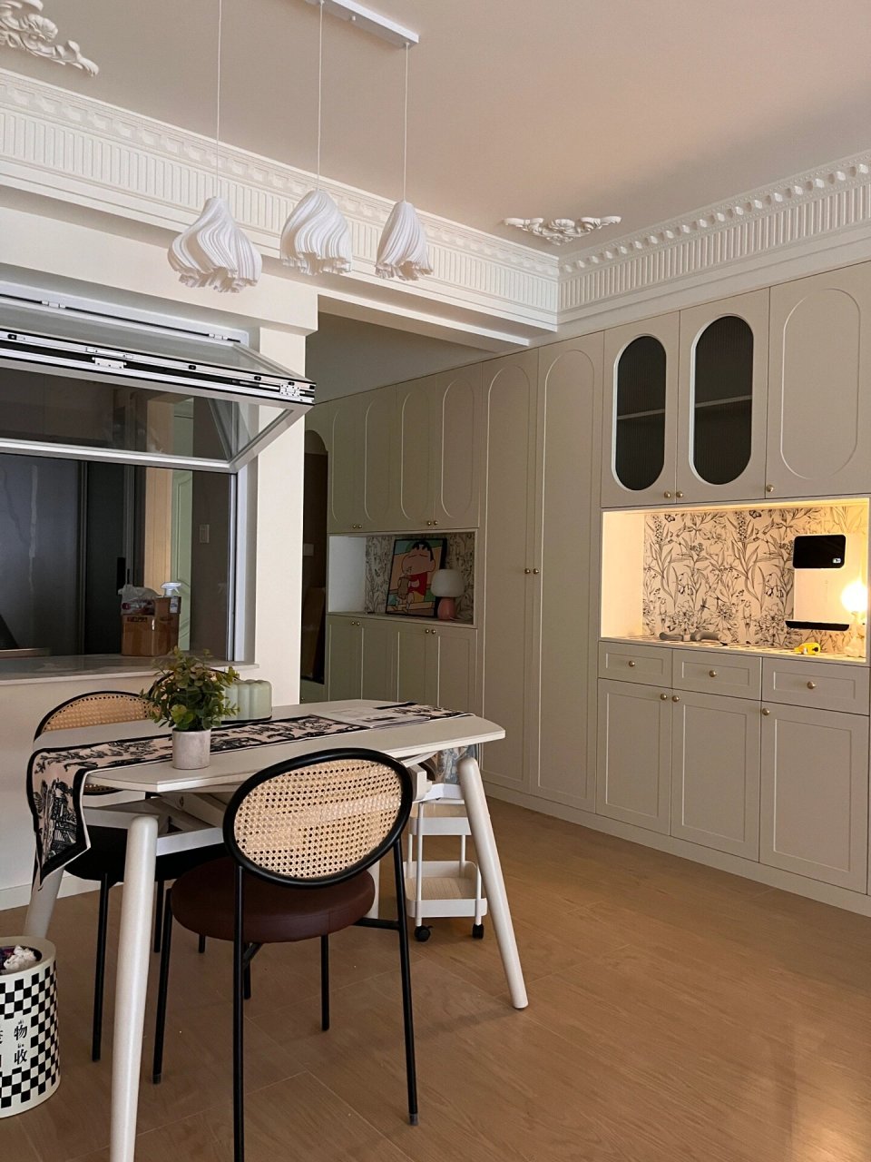 忍不住再发一次!欧松板柜门真的好美! 别嫌弃我又发了一次 因为真的越