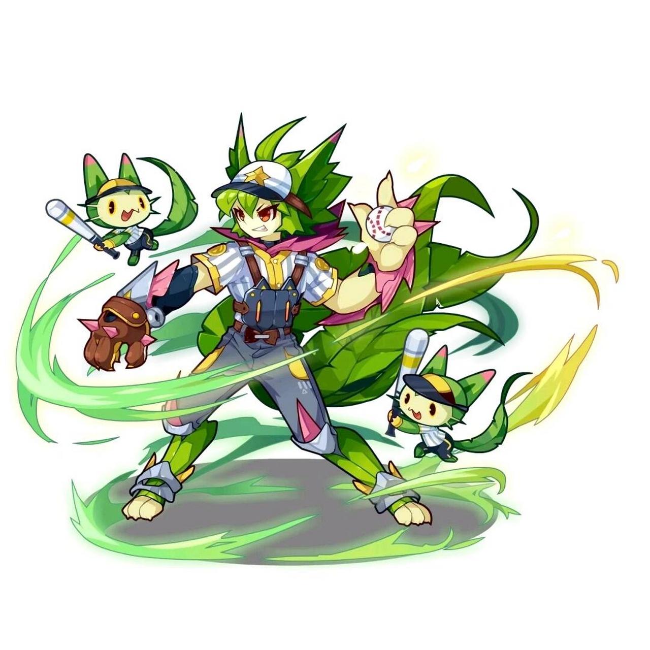 帅气的猫猫 洛克王国三主宠(草系) 喵喵进化史: 喵喵→喵呜→魔力猫