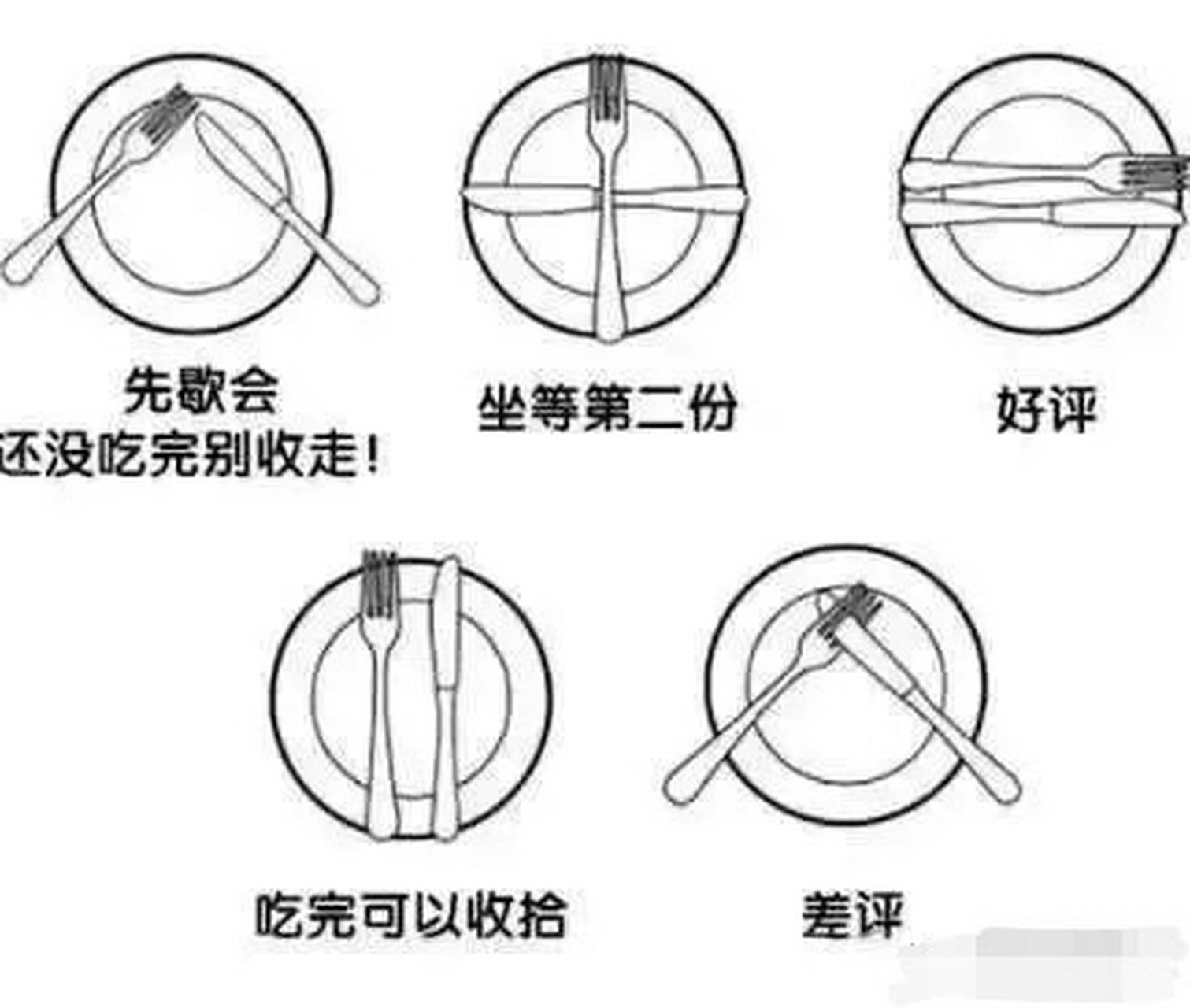 西餐礼仪餐巾用法图解图片