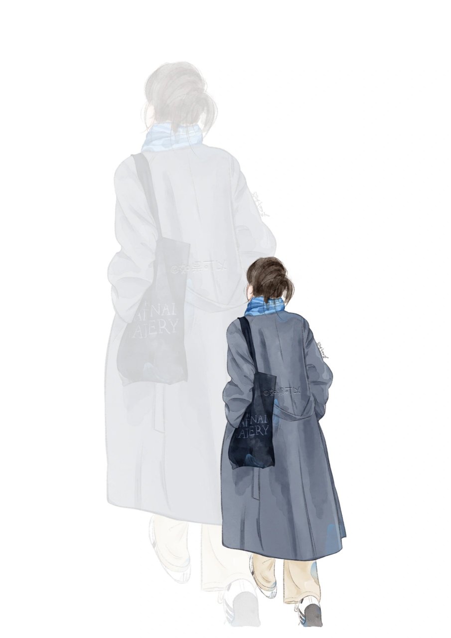 头像|灰色大衣背影女生            赶紧好起来吧,加油!