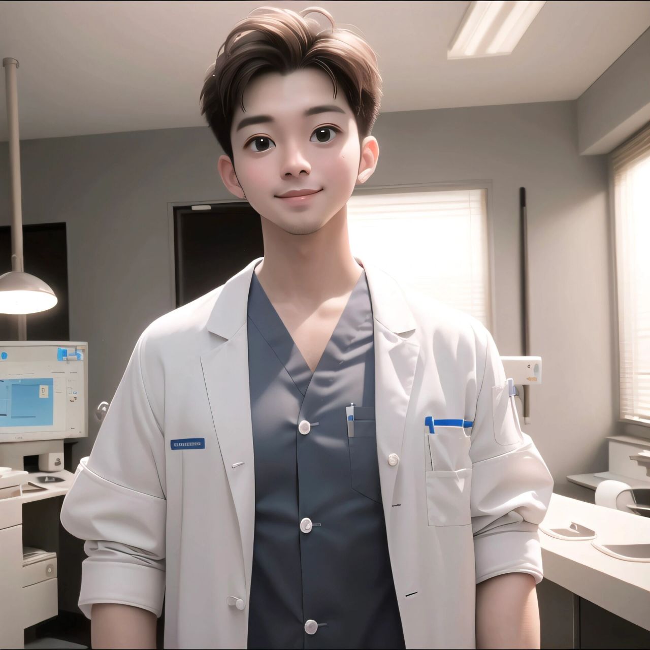 一组超帅气男医生职业头像73男生职业头像 原创图片请勿转载,93