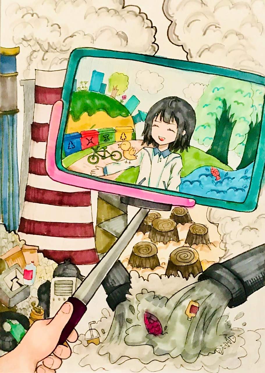 环境生态保护绘画主题手抄报 环境生态保护绘画主题手抄报