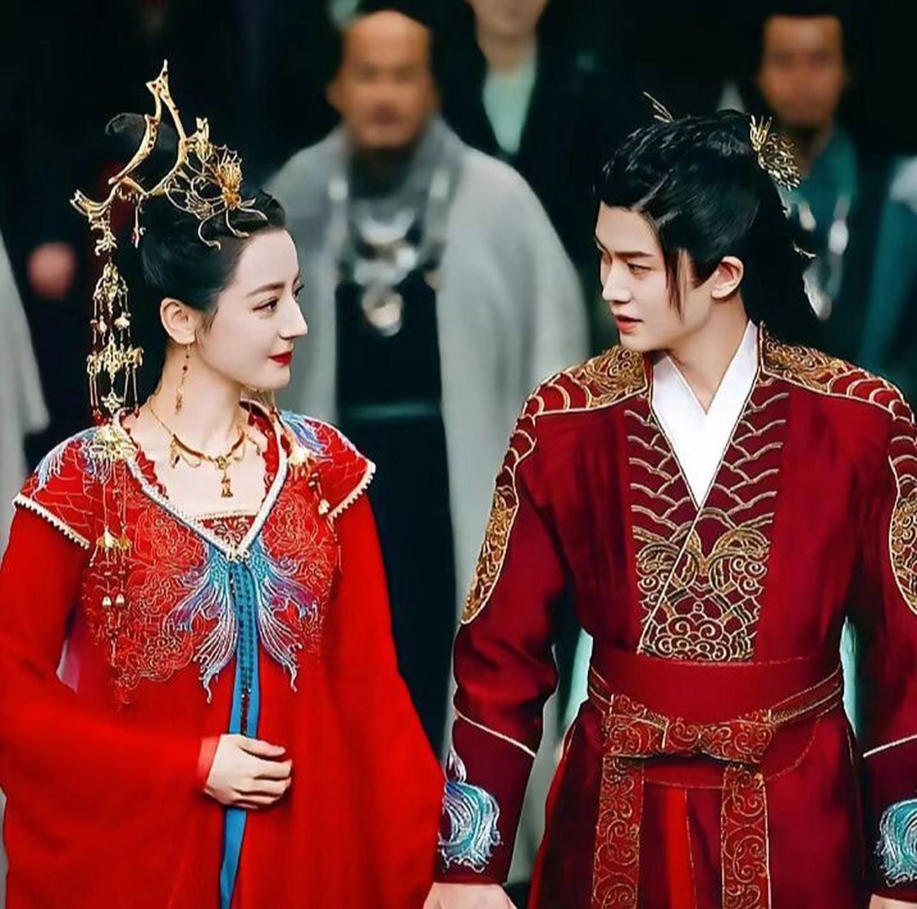 任嘉伦古偶大婚合集 一些古偶大婚图 第一张:《请君》任嘉伦 李沁 第