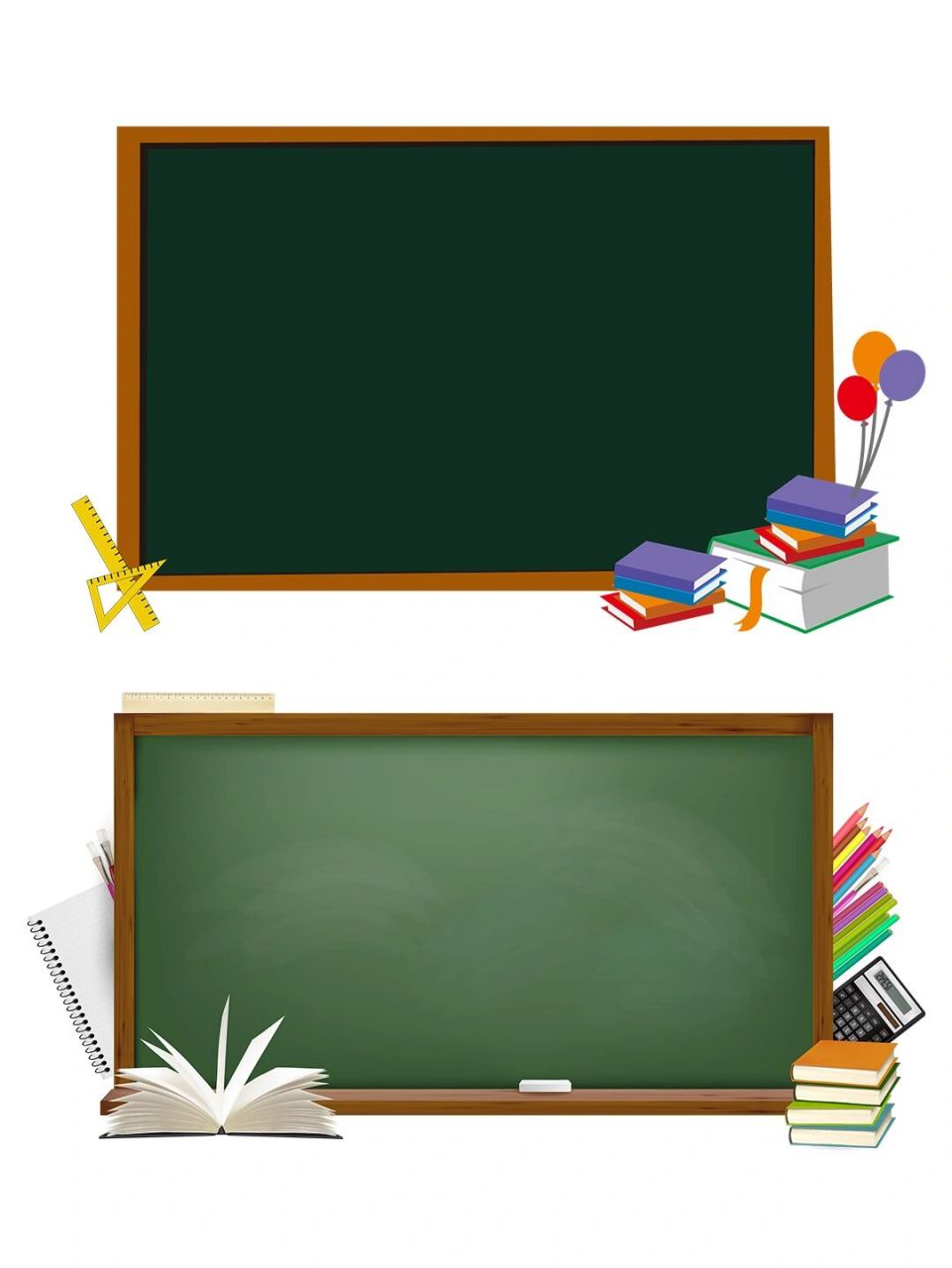 可用于:毕业照插画|毕业素材|黑板插画