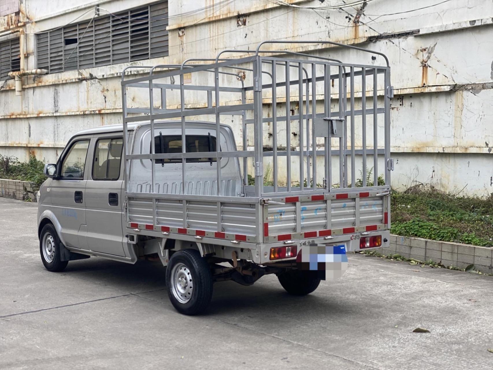 新到:19年东风小康c35,双排苍篮1.5,韶关一手车,5.6万公里,箱长2.