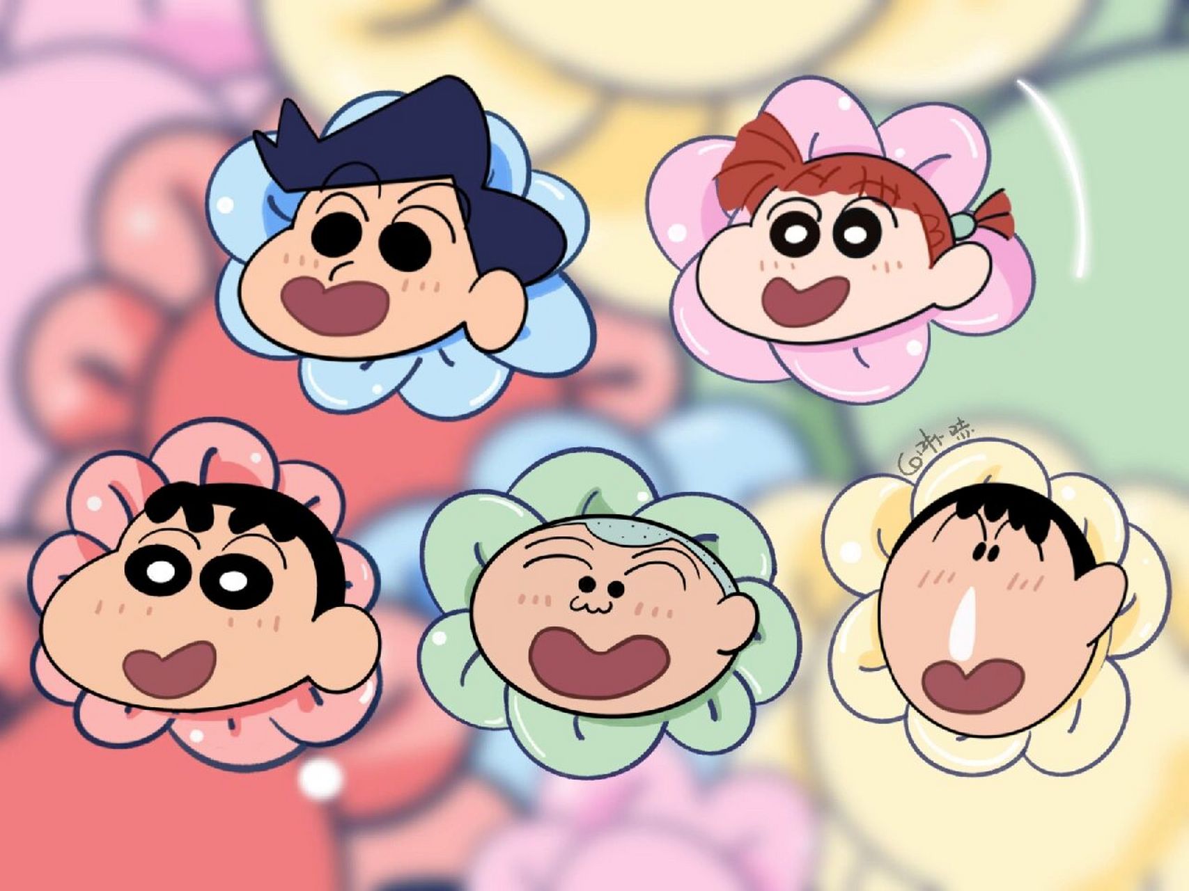 打卡100张蜡笔小新壁纸 day 19 周五周五 敲锣打鼓 心情就像春日部