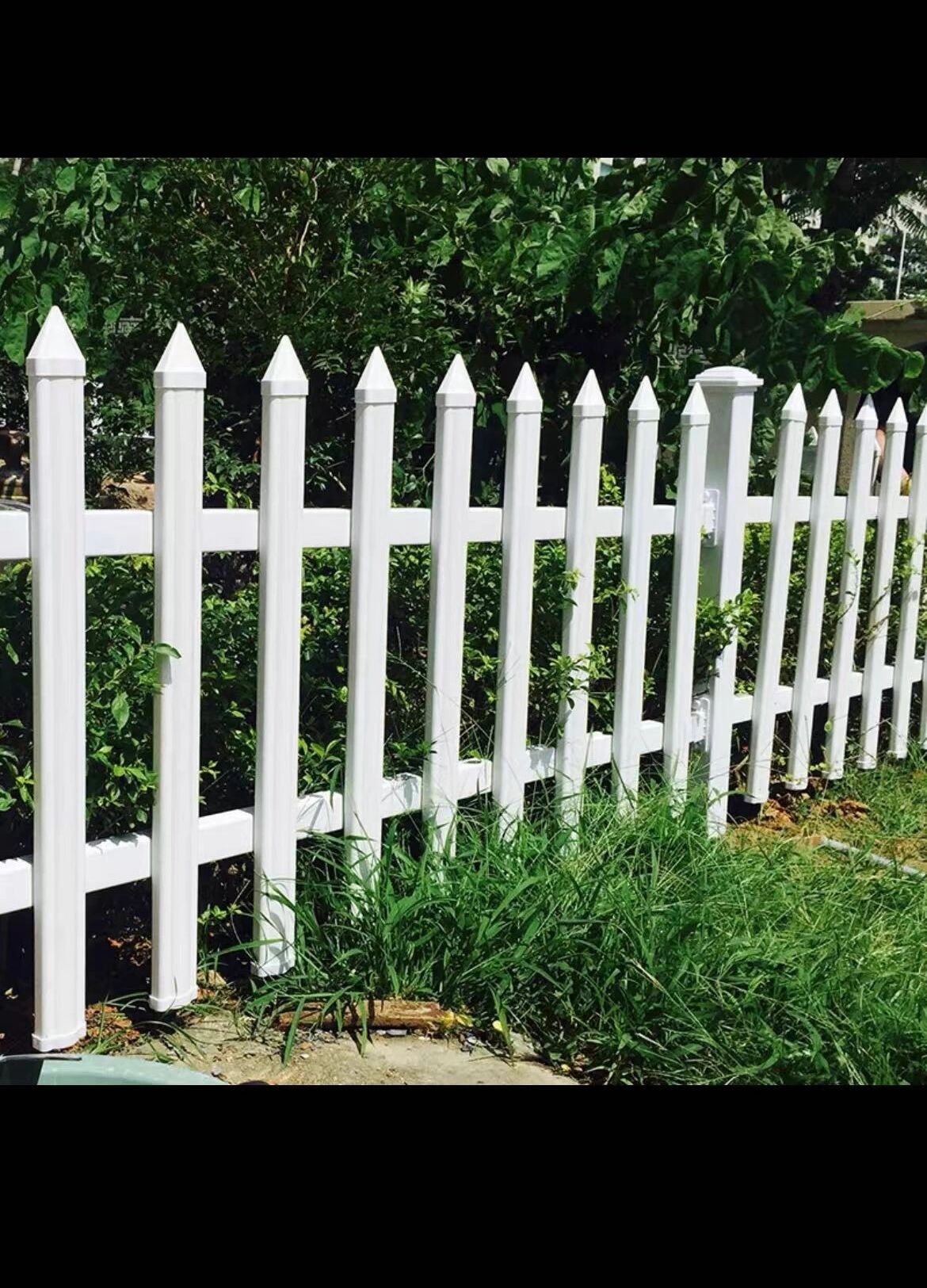 pvc塑钢护栏围墙护栏花园围栏院子围栏