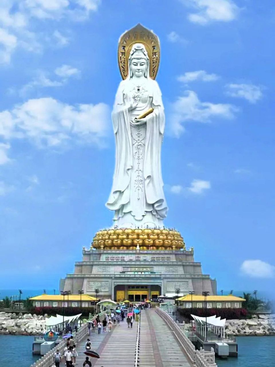 三亚超灵南海观音0599新年接好运02祈福 "南海拜观音02家和