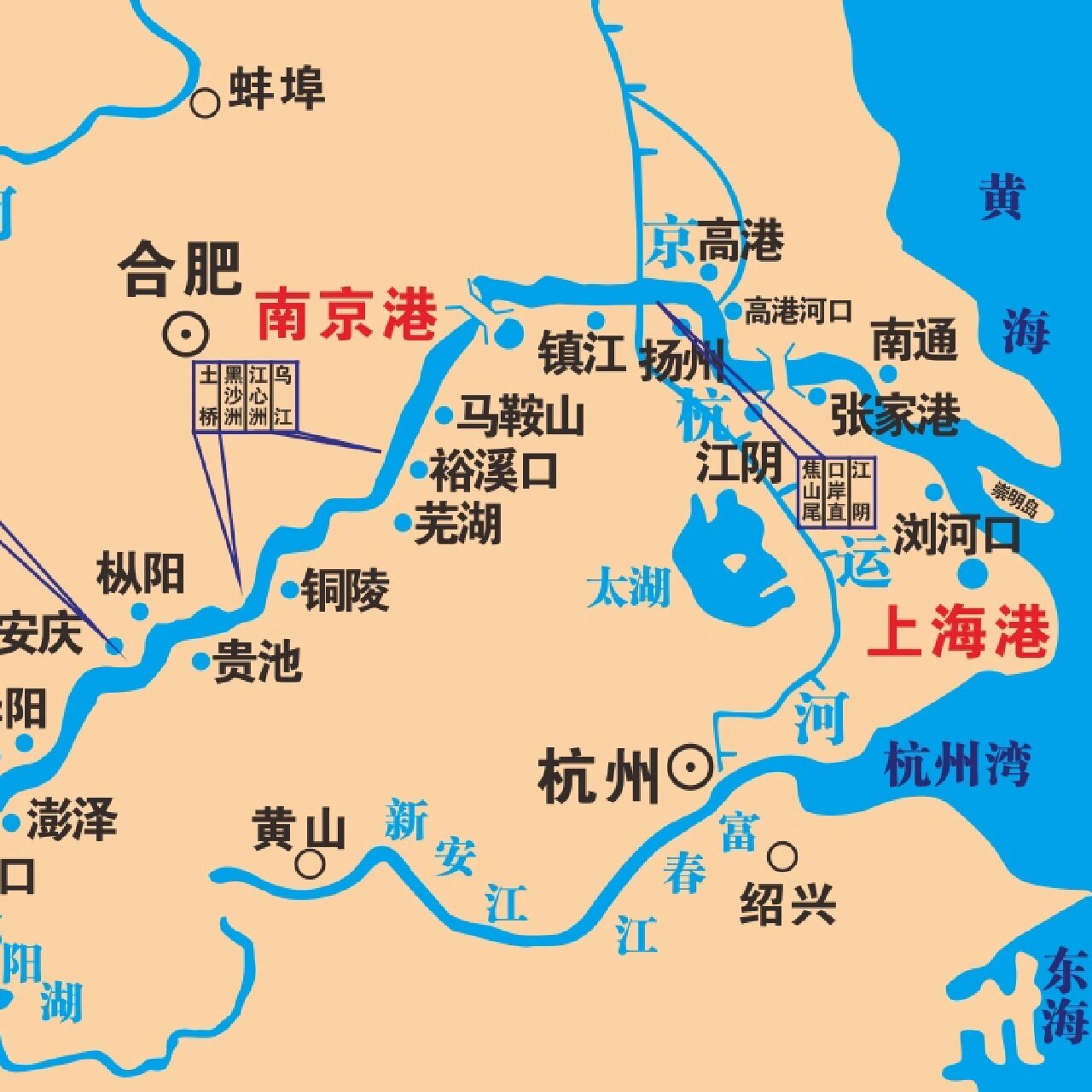 长江沿江城市地图图片