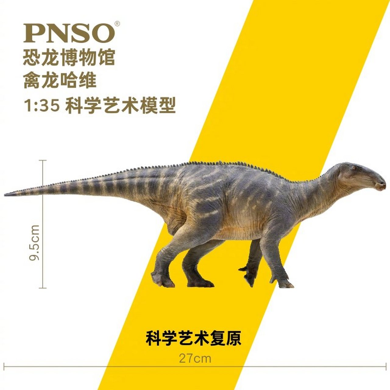 pnso恐龙博物馆禽龙哈维1:35科学艺术模型 【推荐理由】pnso恐龙博物