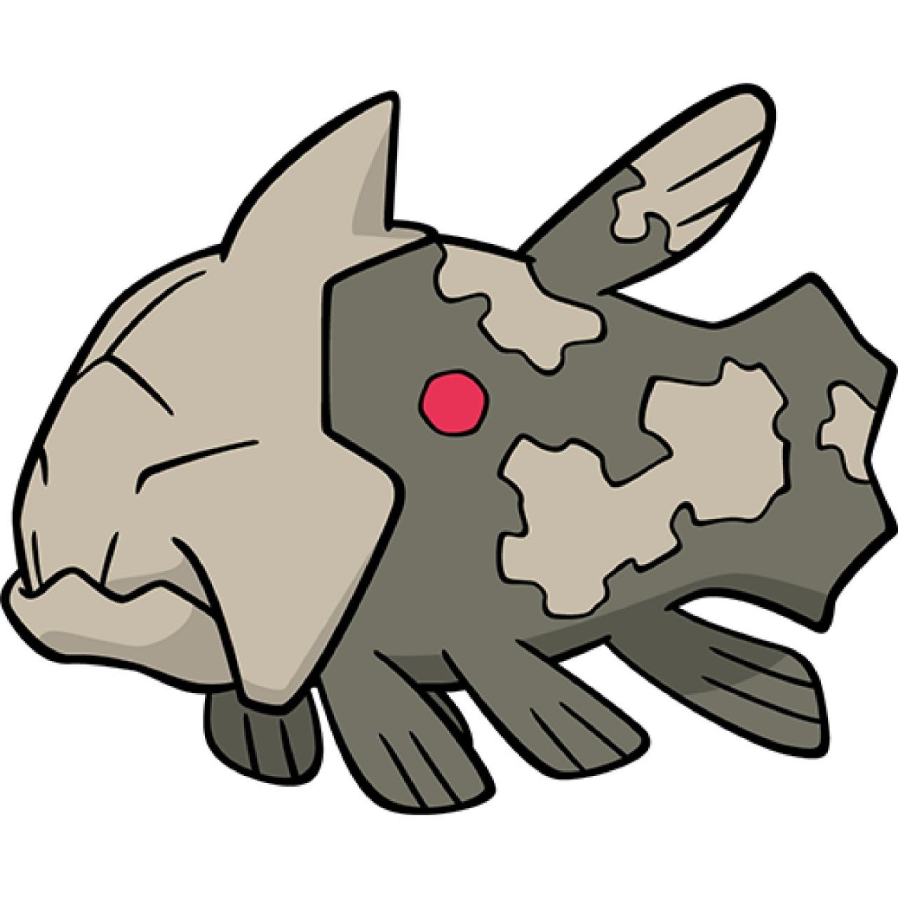 宝可梦图鉴0369:古空棘鱼 0369:古空棘鱼 属性:水,岩石