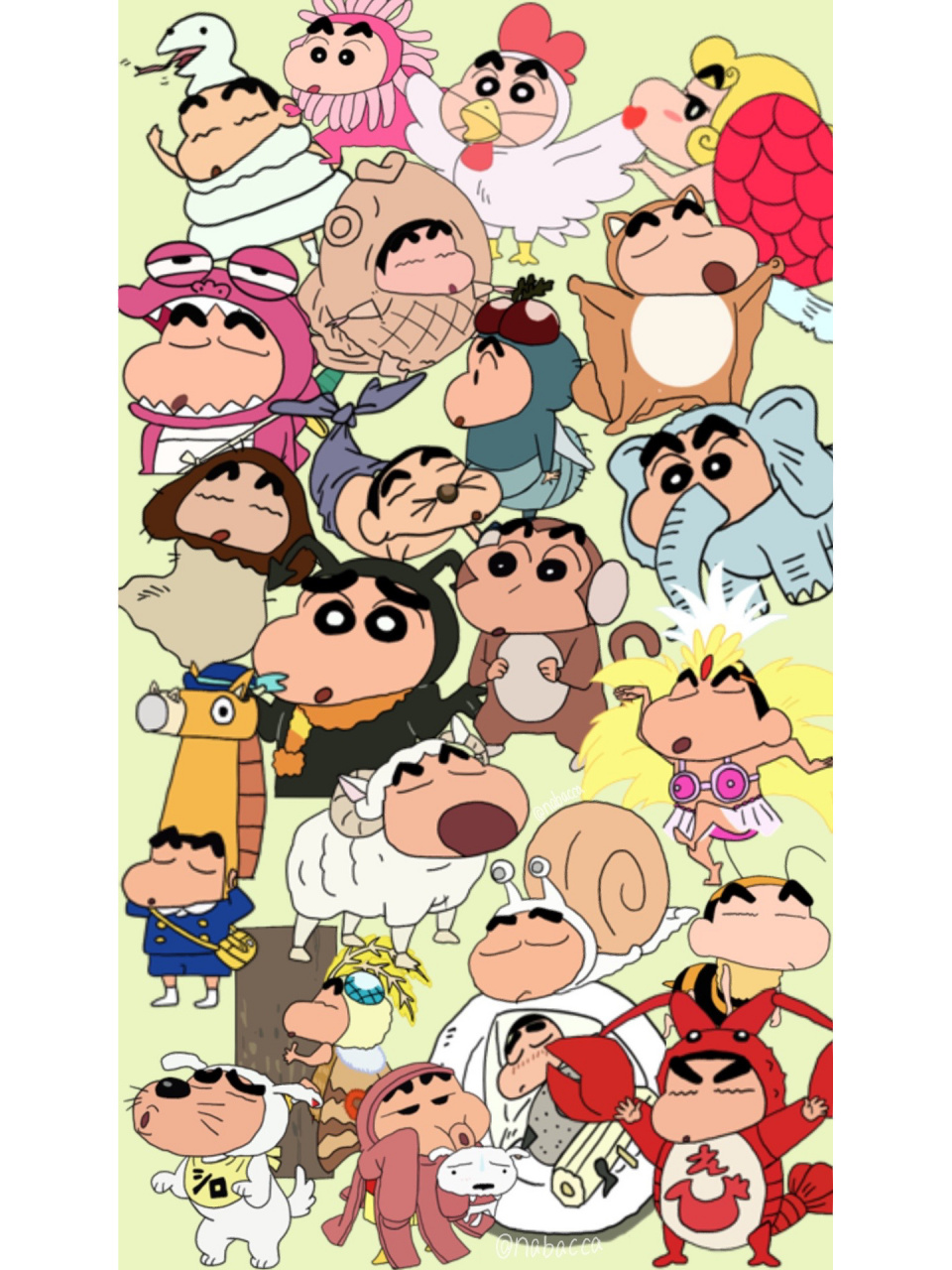 壁纸|蜡笔小新cos合集壁纸来啦!