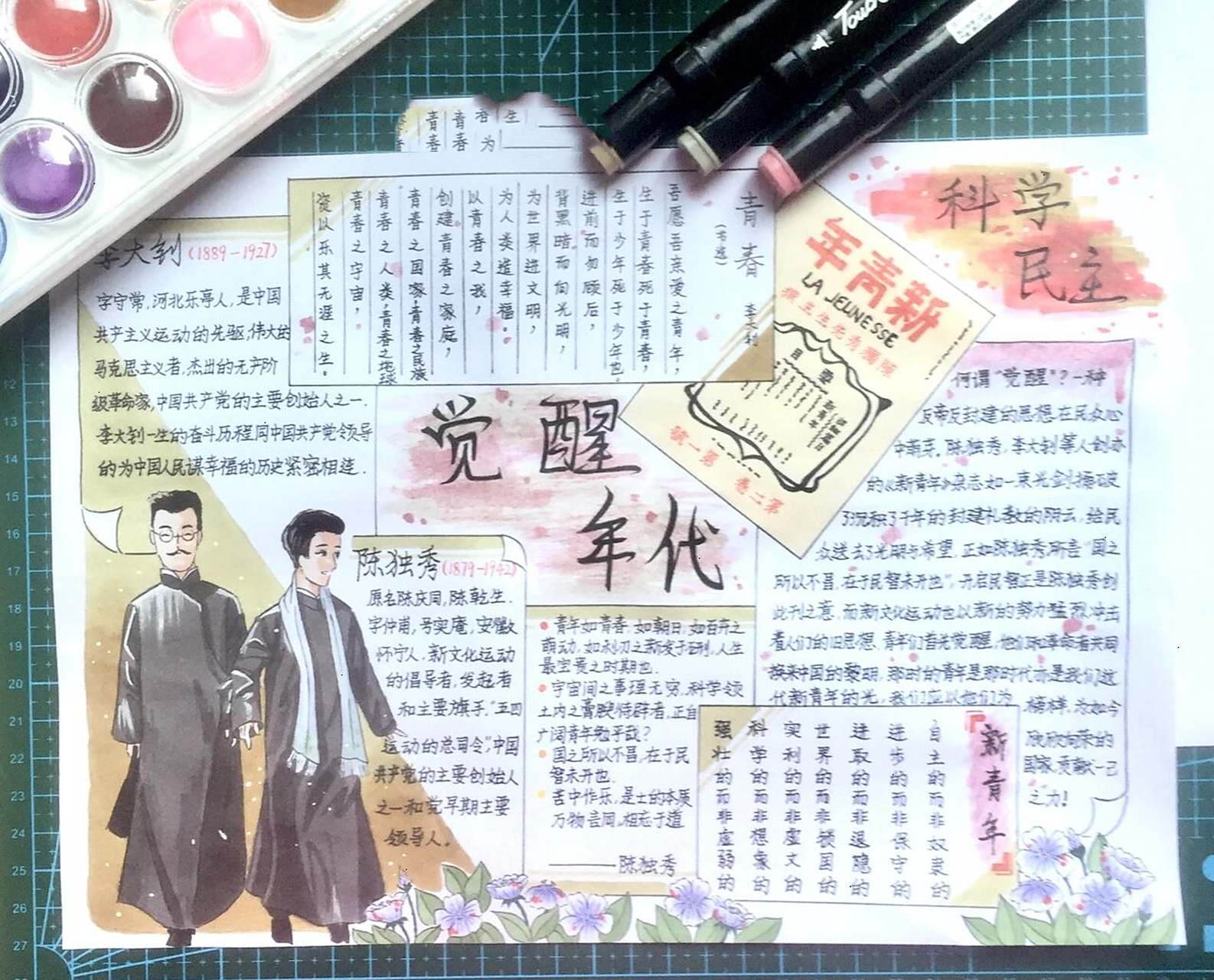 《觉醒年代》小报 我也没逃过做小报的命运,既然做了就发出来给大家