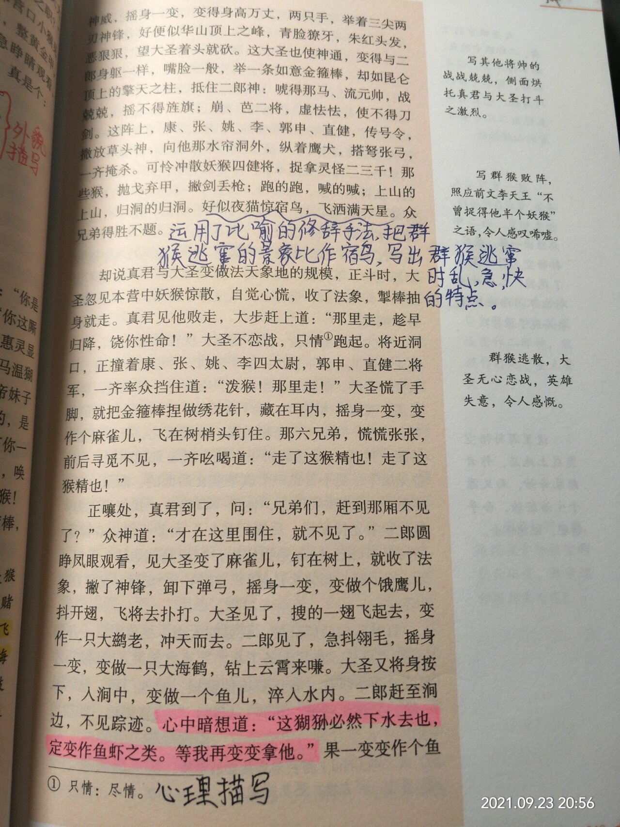 西游记批注怎么写图片