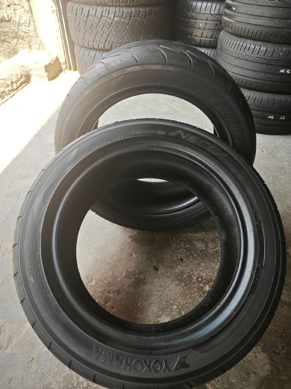 优科豪马半热熔胎 优科豪马195 50 r15半热熔轮胎 ad08r,轮胎九成新