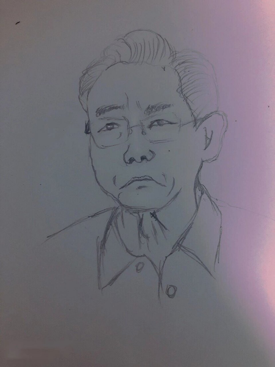 彩铅画|抗疫英雄钟南山