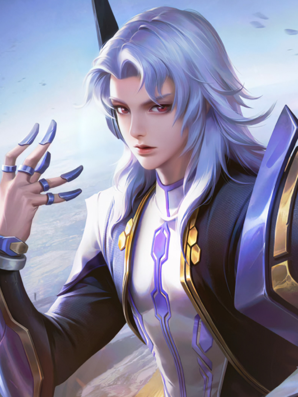 稷下颜值疯狂上分 紫银灰真的很不戳 	 王者荣耀 王者荣耀v10 元歌