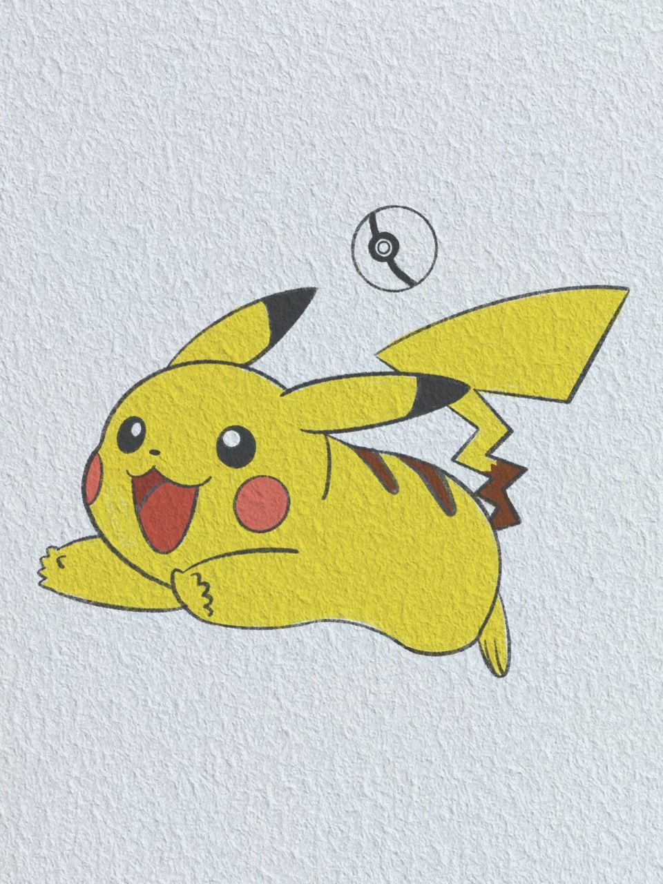 手绘一只小可爱/皮卡丘pikachu 十万伏特,就决定是你啦