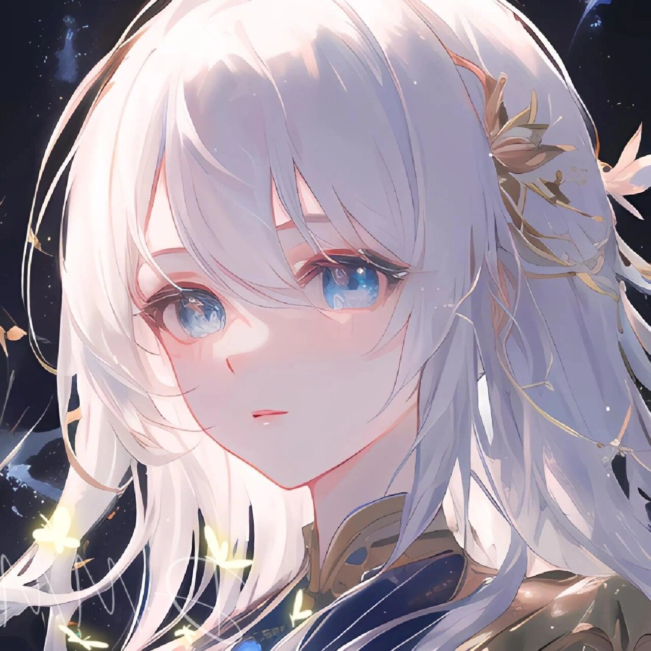 动漫女头|高颜值小众宝藏动漫头像       由无界ai生成