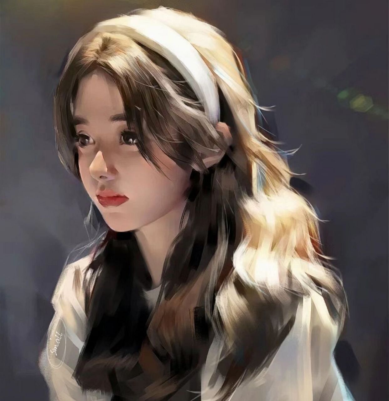 油画头像|超好看的油画头像 分享好看的油画头像99