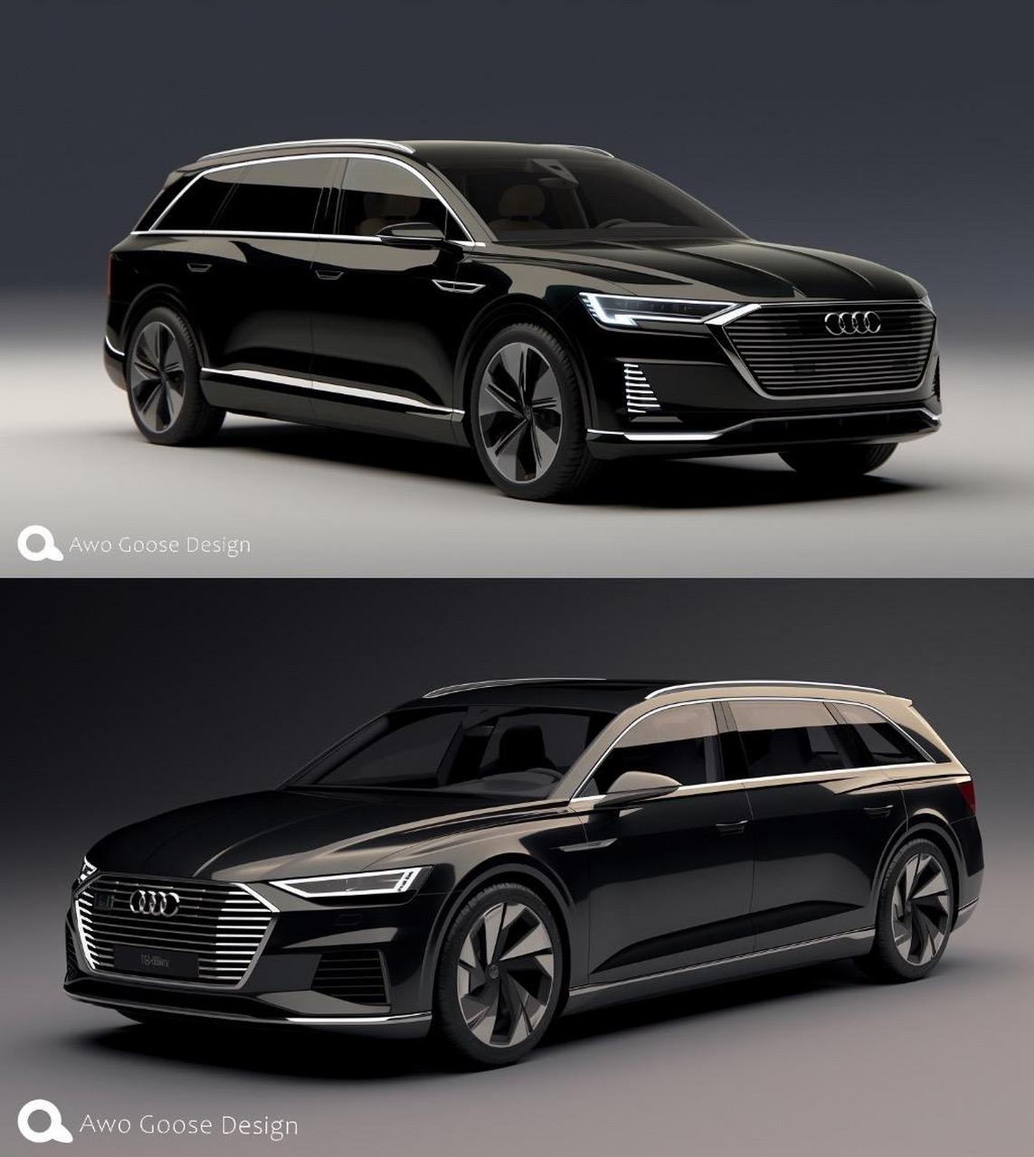 奥迪豪华商务车7座mpv车型发布