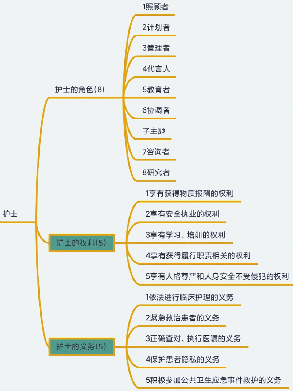 护理研究课程思维导图图片