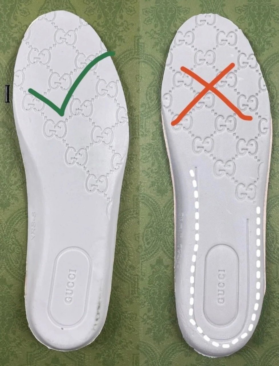 gucci脏脏鞋99真假对比90 gucci小脏鞋真假对比,今天给大家带来
